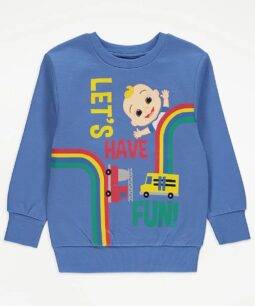 George CoComelon Blue Sweatshirt
